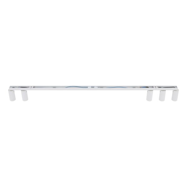 Flexibler Deckenstrahler Weiß GU10 5-flammig Aluminium