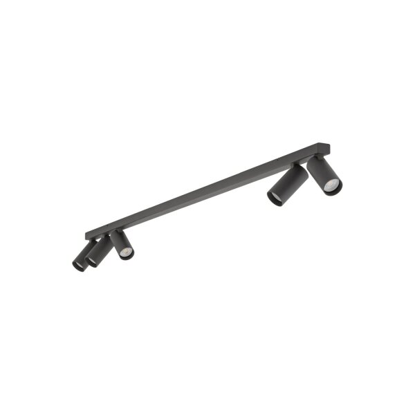 Flexibler Deckenstrahler Umbra Grau 130 cm Aluminium