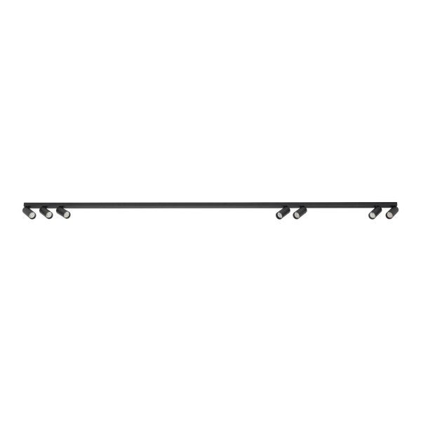 Flexibler Deckenstrahler Schwarz 7-flammig Aluminium