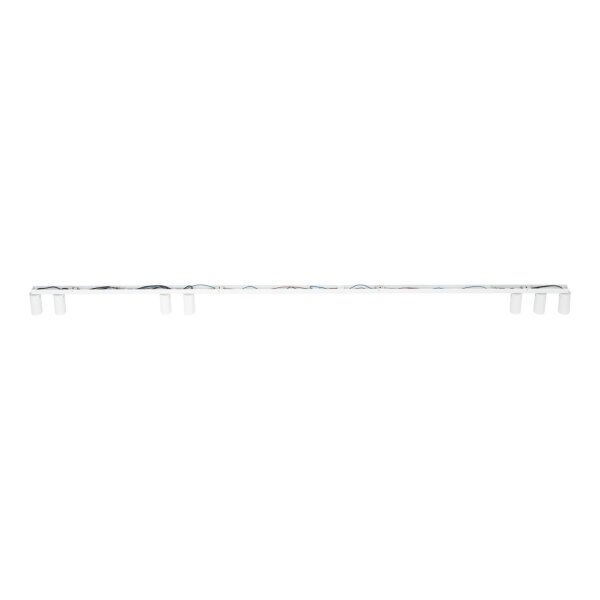 Länglicher Deckenstrahler Weiß 212 cm GU10 7-flammig