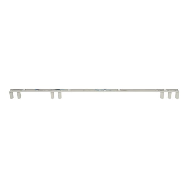 Langer Deckenstrahler Seidengrau 212 cm GU10 7-flammig