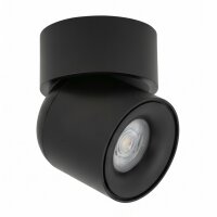 Flexibler Deckenstrahler Schwarz GU10 B:9,4 cm klein