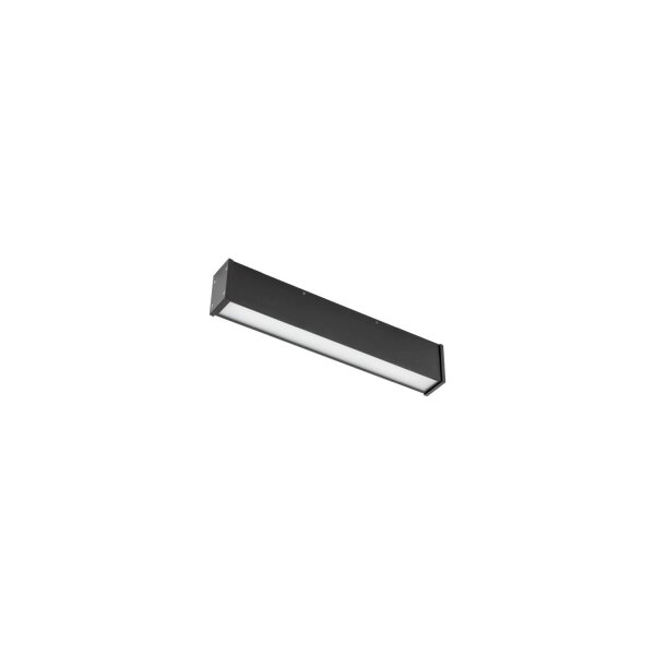 Plafonnier LED noir aluminium 1200 lm L:50 cm