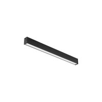 Plafonnier LED Noir Aluminium 3000 K L:100 cm