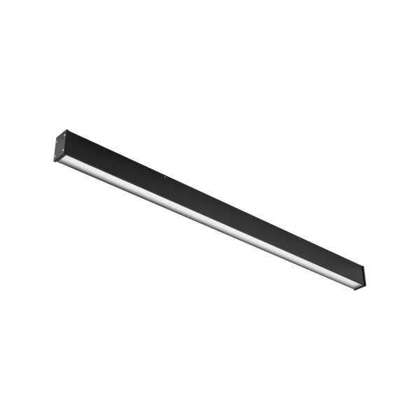 LED Deckenleuchte Schwarz Aluminium 3000 lm L:150 cm