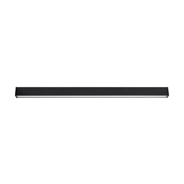 LED Deckenleuchte Schwarz Aluminium 3000 lm L:150 cm