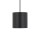 Lampe à suspendre noire en métal GU10 jusquà 10 W ronde Ø13 cm