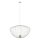 Suspension décorative métal gris soie GU10 L:70 cm