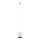 Suspension ronde en métal GU10 jusquà 10 W Ø13 cm Blanc