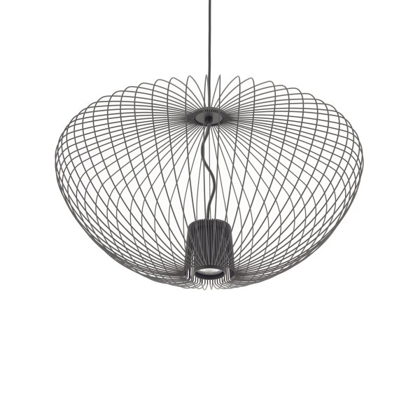 Lampe à suspendre décorative en métal L:54,5 cm GU10 Umbra Gris