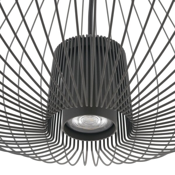 Lampe à suspendre décorative en métal L:54,5 cm GU10 Umbra Gris