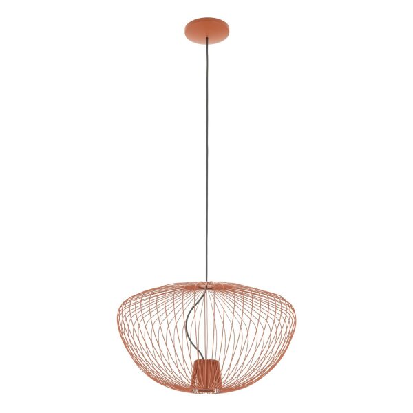 Draht Hängelampe Metall Terrakotta B:54,5 cm GU10