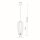 Draht Pendelleuchte Metall Umbra Grau B:27 cm GU10
