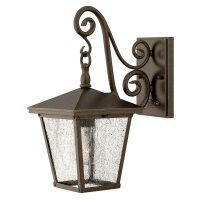 Applique brune FELTON IP44 Rustique Cour...