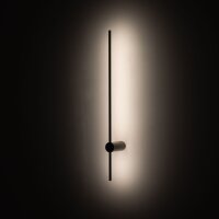 LED Wandleuchte Seidenolive 410 lm H:80 cm indirekt