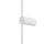 Applique LED blanche 11 W 460 lm 3000 K H:80 cm indirecte