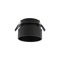Luminaire encastré noir aluminium GU10 Ø8...