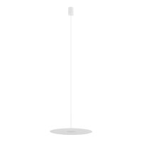 Suspension moderne en acier GX53 ronde Ø40 cm Blanc