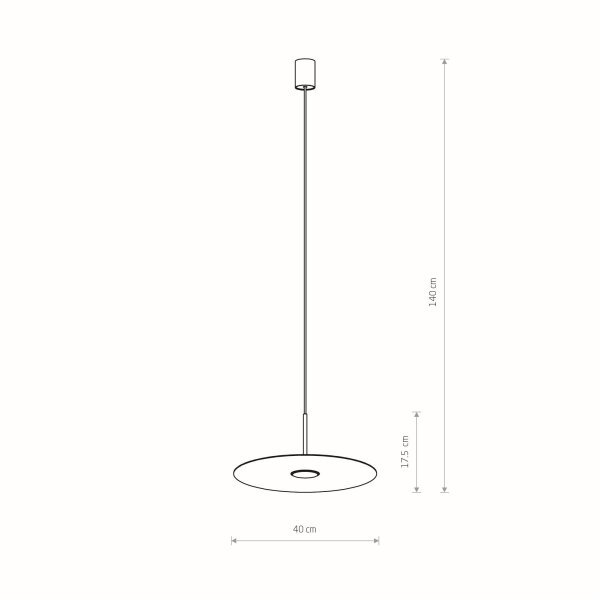 Moderne Hängelampe Stahl GX53 rund Ø40 cm Salbei Grün