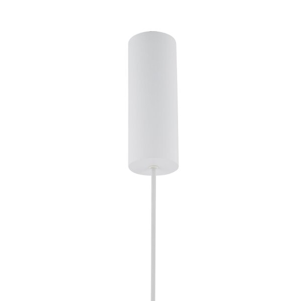 LED Pendelleuchte Weiß Aluminium Ø5,5 cm rund 19 W