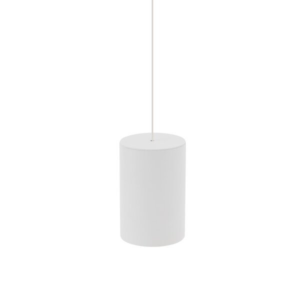 LED Pendelleuchte Weiß Aluminium Ø5,5 cm rund 19 W