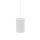 LED Pendelleuchte Weiß Aluminium Ø5,5 cm rund 19 W