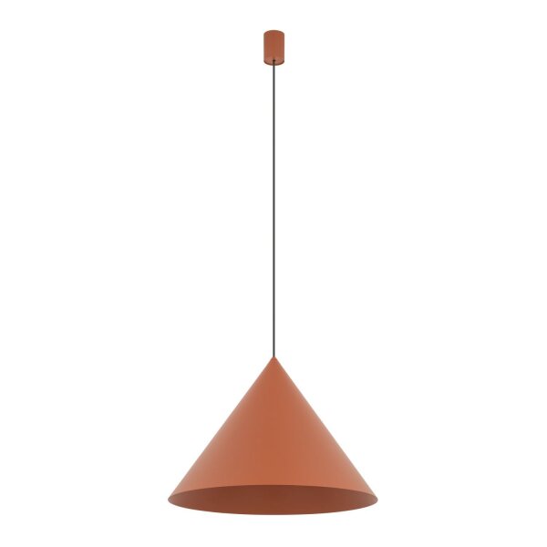 Stylische Hängeleuchte Metall Terrakotta GU10 Ø50 cm