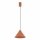 Lampe à suspendre décorative métal GU10 Ø20,5 cm Terracota