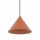 Lampe à suspendre décorative métal GU10 Ø20,5 cm Terracota