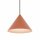 Lampe à suspendre décorative métal GU10 Ø20,5 cm Terracota