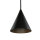 Runde Pendelleuchte Schwarz Ø11 cm GU10 Metall Modern