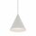 Suspension ronde gris soie Ø11 cm GU10 métal