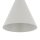 Suspension ronde gris soie Ø11 cm GU10 métal