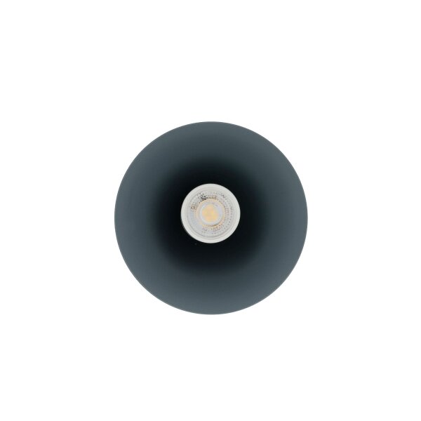 Suspension ronde Umbra Bleu Ø11 cm GU10 Cône en métal