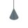 Suspension ronde Umbra Bleu Ø11 cm GU10 Cône en métal