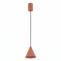 Lampe à suspendre ronde terre cuite Ø11 cm...