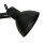 Spot Lampe Schwarz Metall rund Retro DALLAS