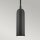 LED Hängeleuchte Metall D: 12,7 cm schmal Schwarz