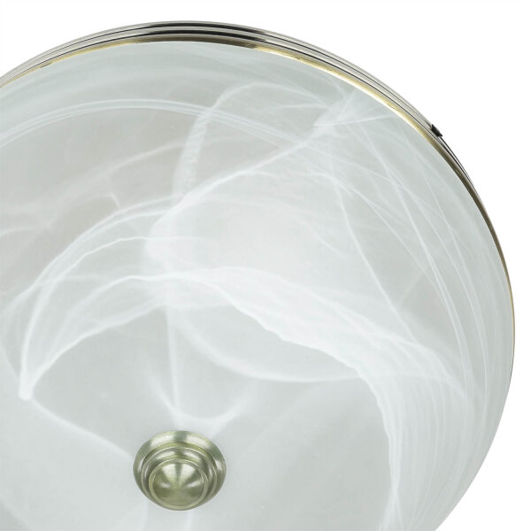 Plafonnier Art Nouveau Verre 2xE27 Ø31cm ORCHIDEA
