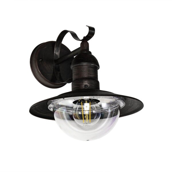 Lampe murale dextérieur antique or OSLO rustique résistant aux intempéries