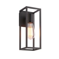 Applique extérieure Noir H : 27 cm IP44 Abat-jour...