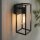 Applique extérieure Noir H : 27 cm IP44 Abat-jour ouvert E27