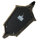Applique extérieure Lanterne Noir doré Aluminium