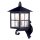 Wandlampe Schwarz IP44 Aluminium außen stilvoll