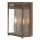 Applique murale ext&eacute;rieure en bronze laiton v&eacute;ritable carr&eacute; IP44