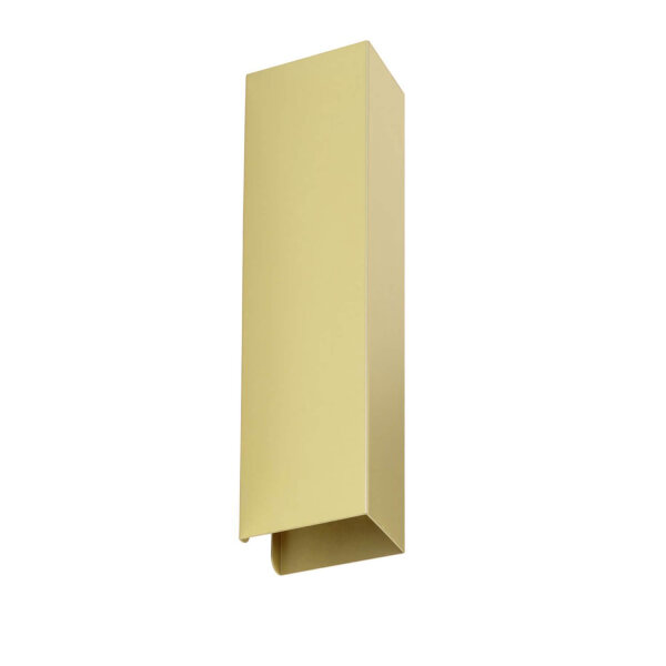Wandleuchte innen 2-flammig Up Down in Gold GU10 Metall