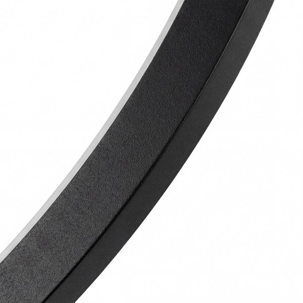 Suspension LED Ring Ø 60 cm Noir 2700 K 660 lm Métal