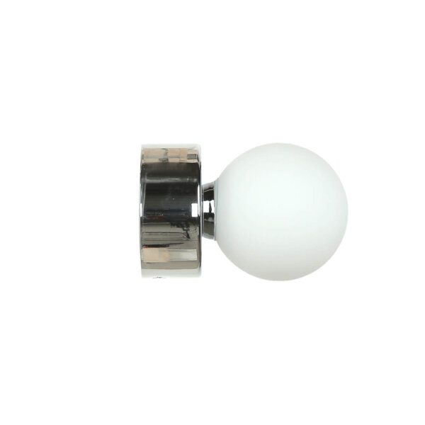 Wandlampe Bad IP44 rund in Chrom Ø7,5cm