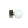 Wandlampe Bad IP44 rund in Chrom Ø7,5cm