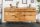 Buffet chêne sauvage plaqué métal 160 cm avec chant en forme darbre